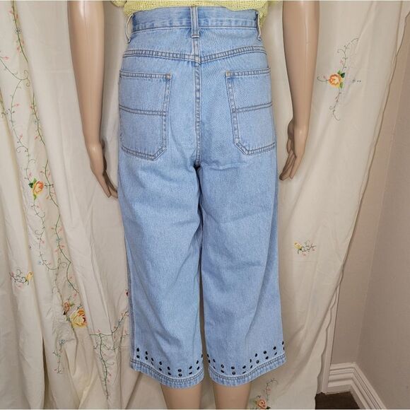 Vintage High Rise denim Jean Capris by Kyoto Kasuals - Picture 6 of 14